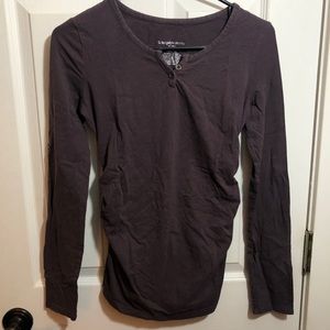 Liz Lange Maternity Mauve long sleeve top XS